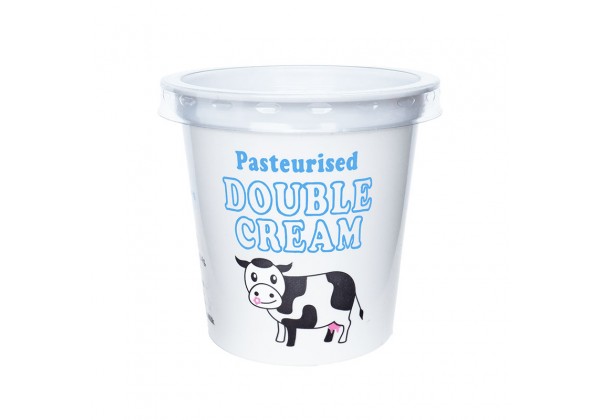 140 ML DOUBLE CREAM STOCK DESIGN POT - 71MM